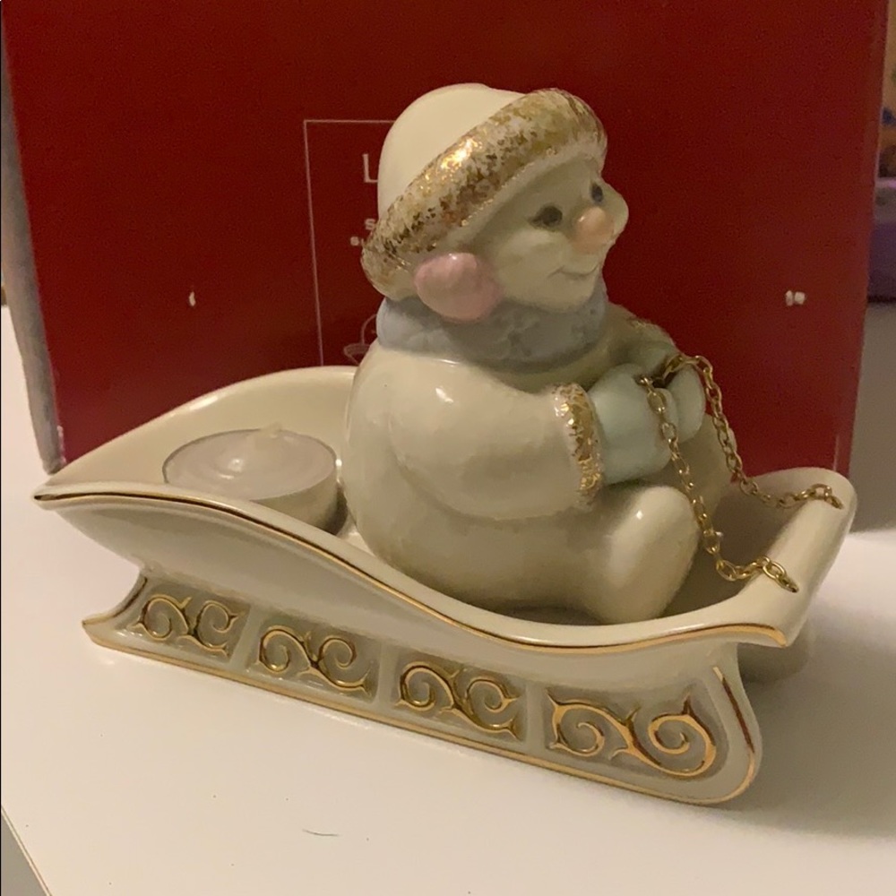 Lenox Snowman Votive - Picture 2 of 5